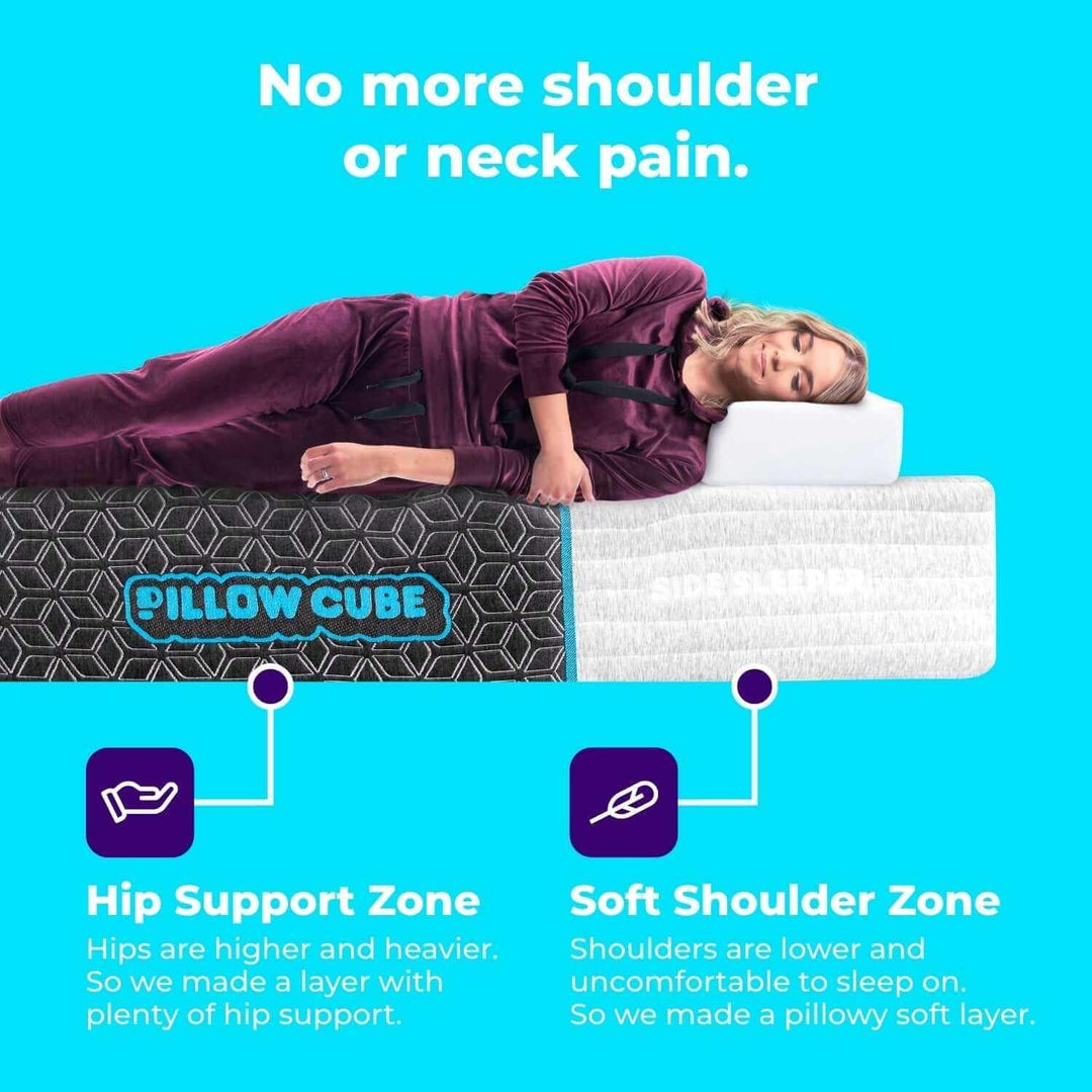 Pillow Cube Sidesleeper Mattress - Hybrid - Pillow Cube