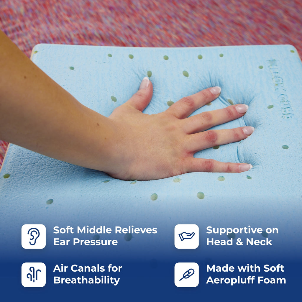 Square Side Sleeper Pillow Pain Free Sleep Pillow Cube