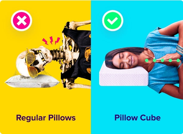 Pillow Cube the Perfect Pillow for Side Sleepers