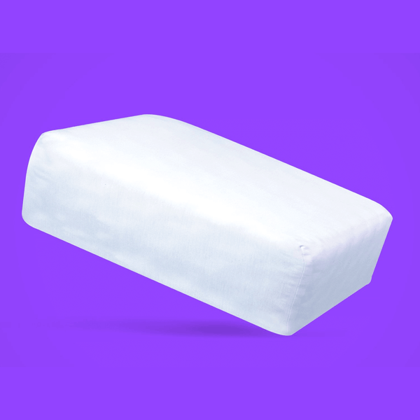 White Microfiber Perfect Fit Pillow Case - Pillow Cube