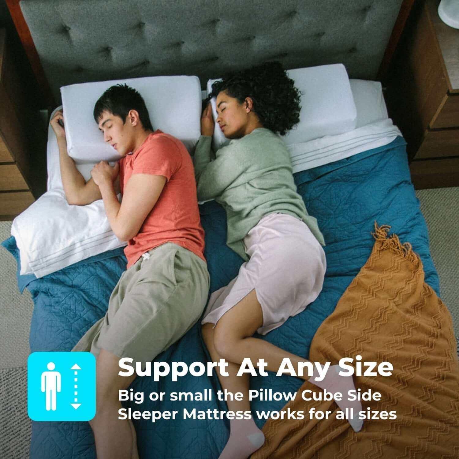 Pillow Cube Side Sleeper Pro - Verkoelend Traagschuim Kussens Voor Zijslapers - King Queen Twin