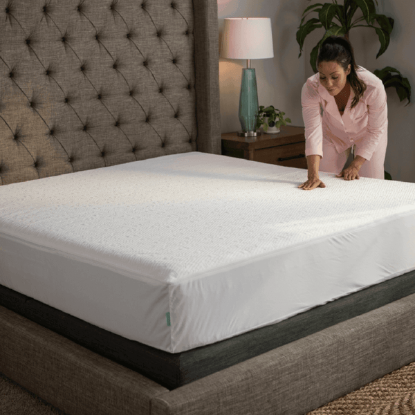 ZipFit Cooling Mattress Protector - Pillow Cube